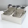 Commercial Desktop Stainless Steel Fryer, Western Kitchen French Fries Machine, Fried Chicken Frying Furnace And Electric Frying 3