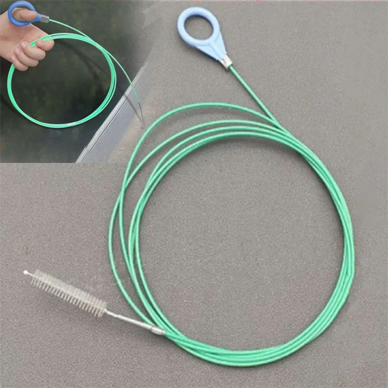 Drainage Pipe Cleaning Brush 1/5pcs Car Sunroof Door Pipeline Oil Tank Drainage Plugging Special