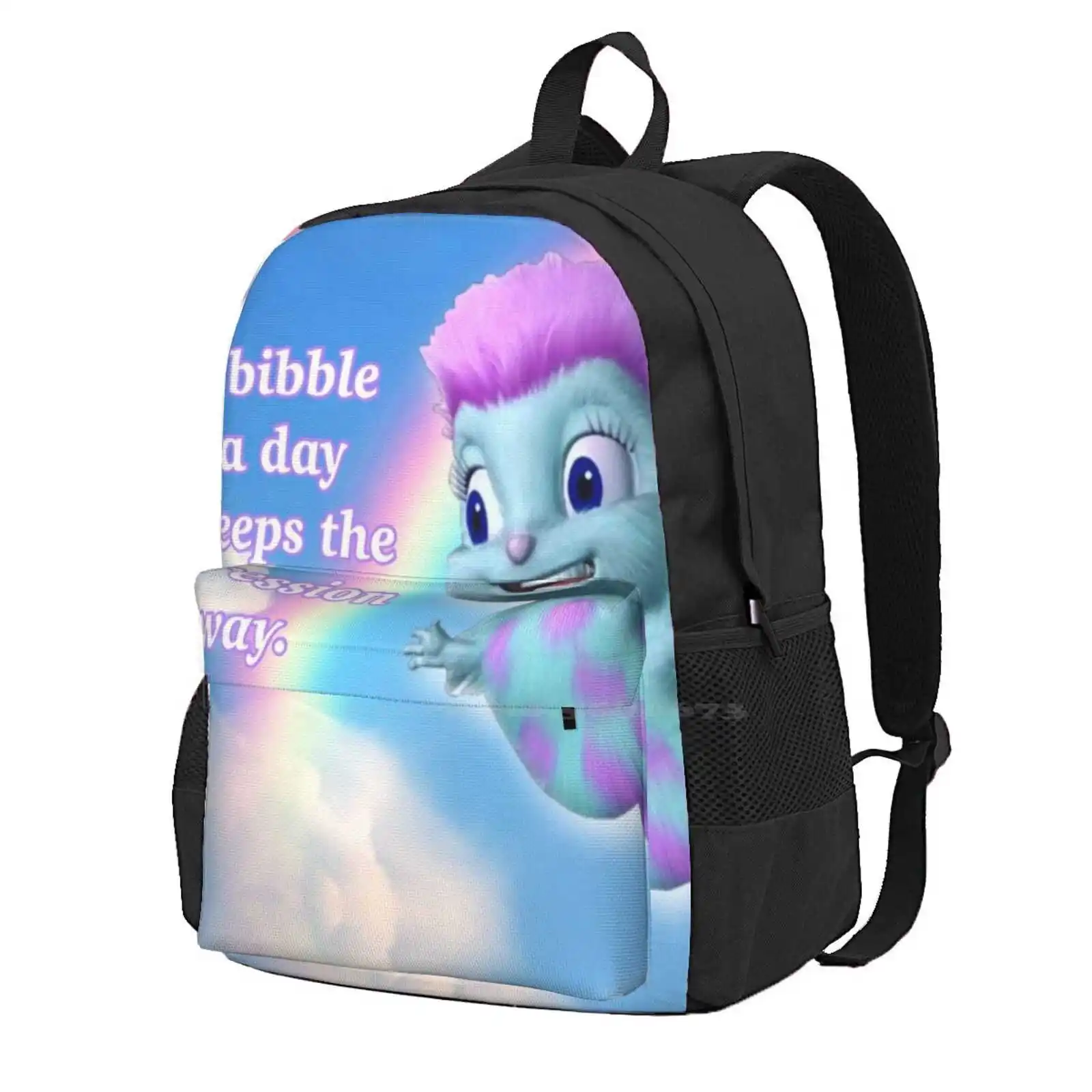 

Bibler девиз сумка рюкзак для мужчин женщин мужчин девочек подростковый библь мем Забавный колледж ностальгия влажные мемы