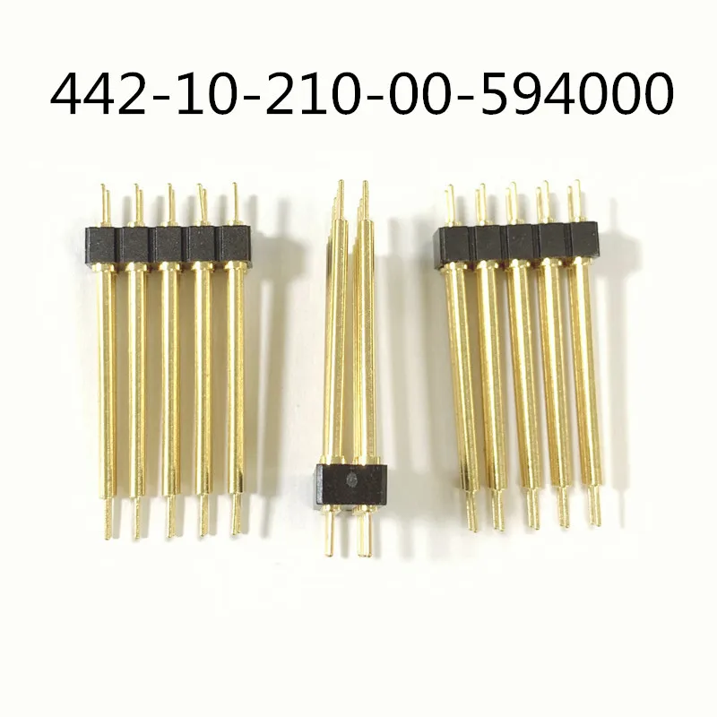 

442-10-210-00-594000 10 Pin Needle Seat Spacing Column Connector 0.100 "(2.54Mm) Gold-Plated Through-Hole New Original In Stock