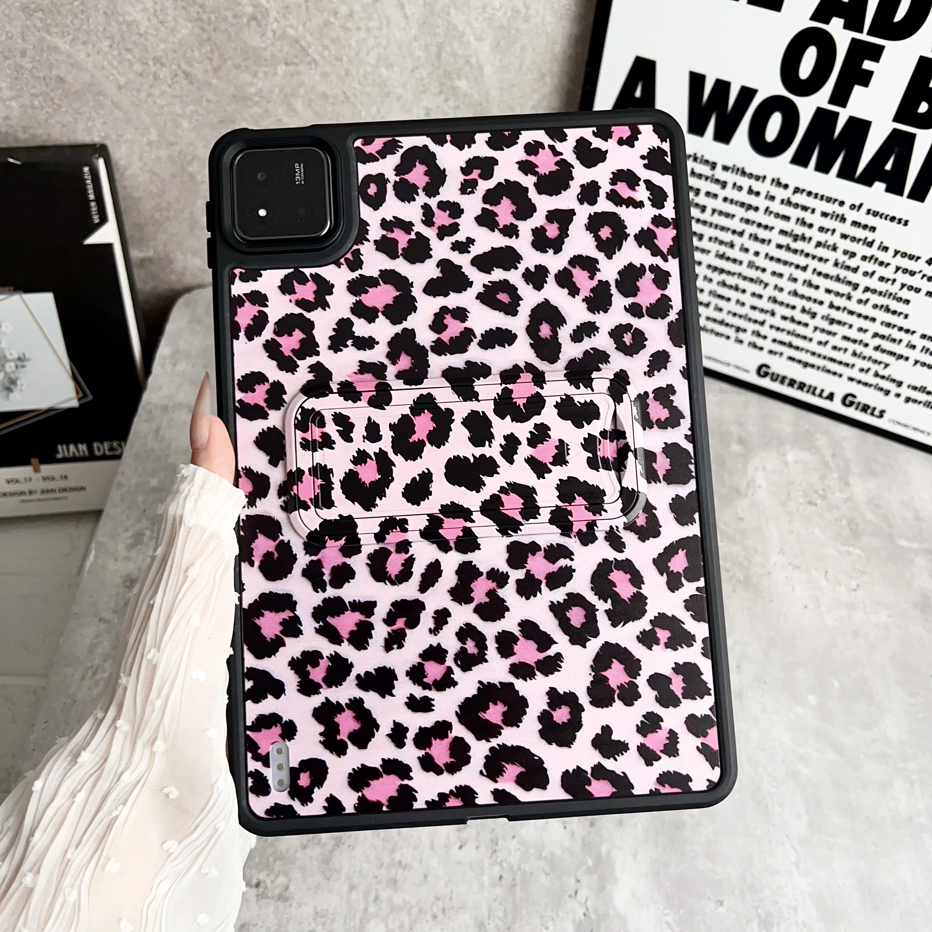 Durable Stand Back Hard Tablet Cover - Universal Fit