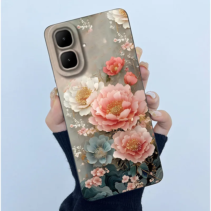 Fashion Simplicity Oil Painting Soft Silicone Phone Case Back Shell Cover