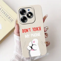 Cute Panda Rabbit Cartoon Soft Silicone Lens Protective Phone Case for Itel S23 (1)