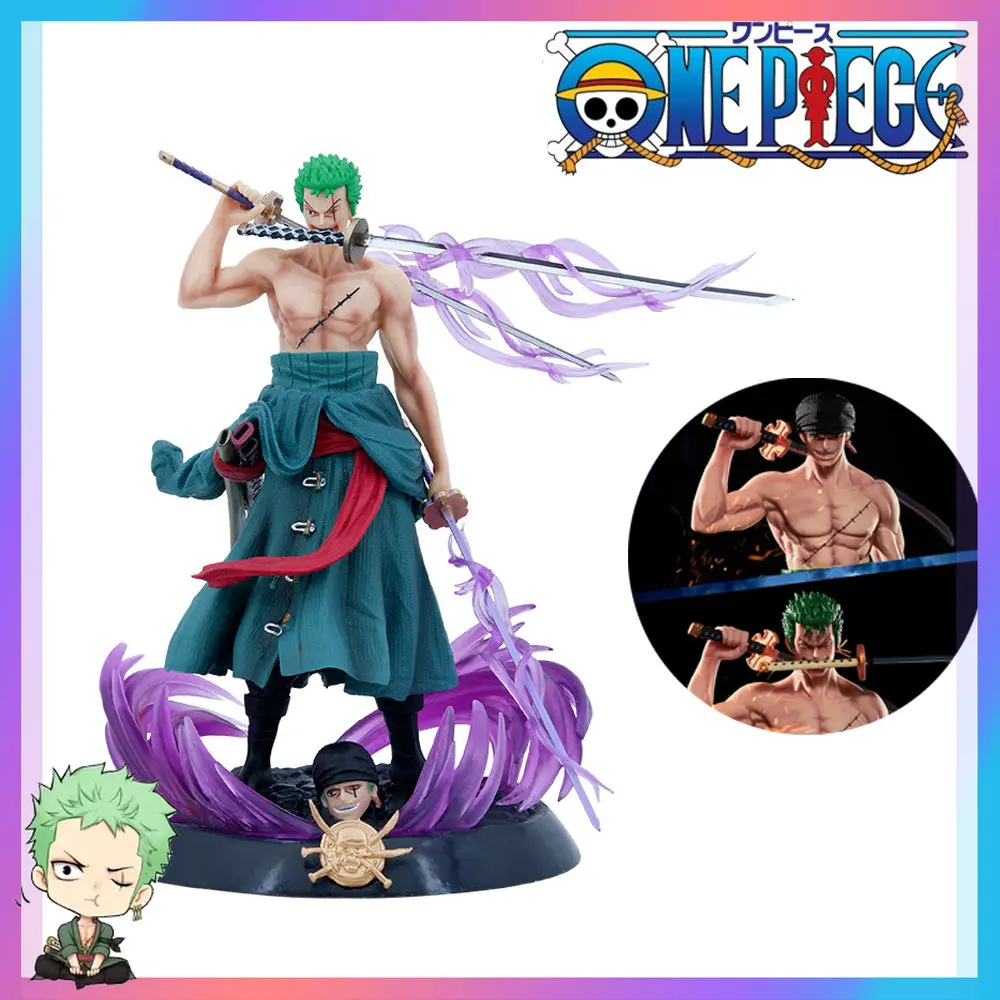Roronoa Zoro Anime Figure Zoro Gk Action Figure One Piece Figures