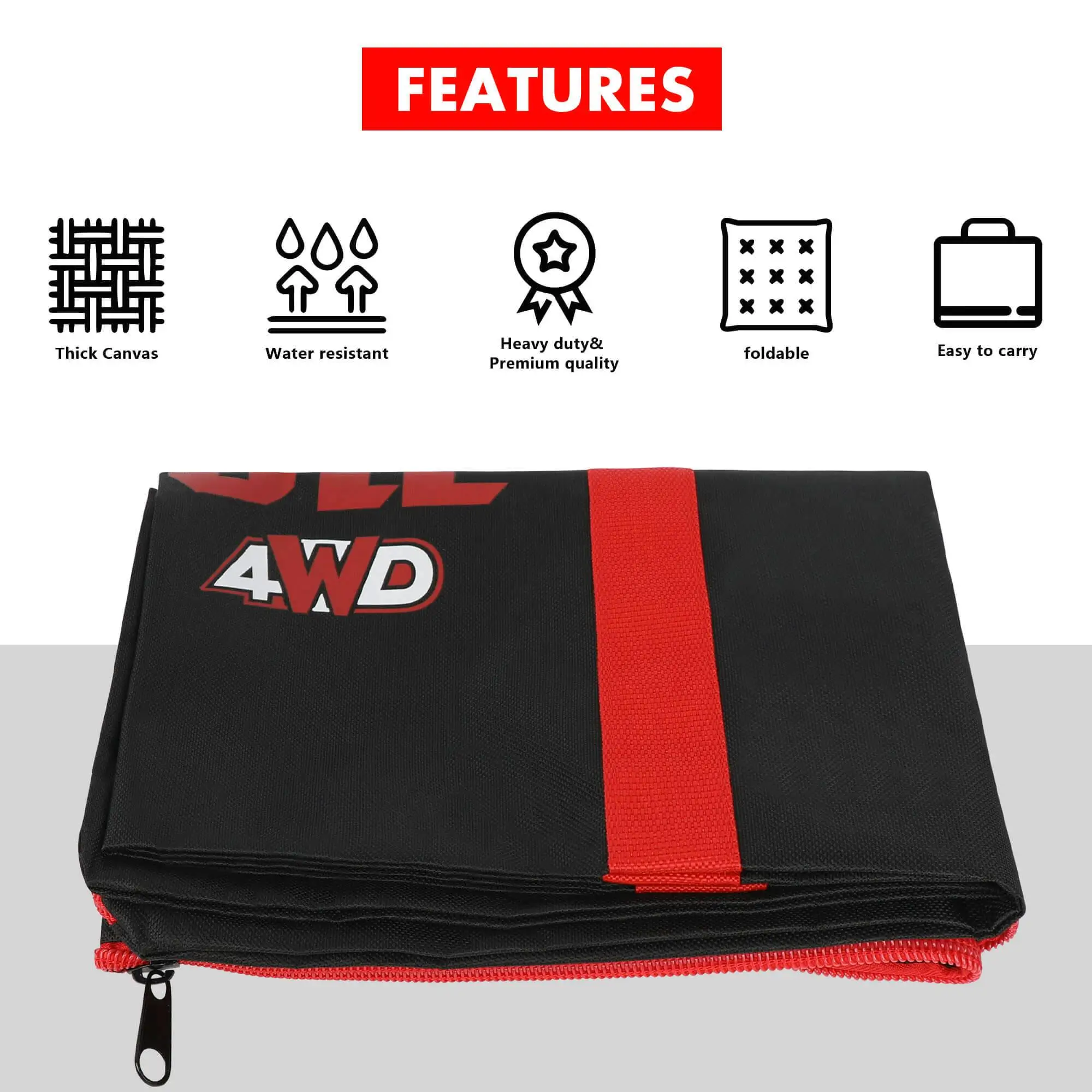 X-BULL Recovery tracks Carry Bag for X4 Extraction Tred Bag Black