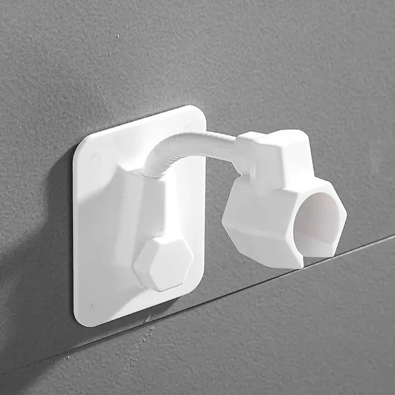 Adjustable Bathroom Shower Head Bracket Stand Wall Mount Holder for Sprayer Tool 4