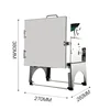 110V/220V﻿Commercial Scallion Cutting MachineElectric Multifunctional Slicer Automatic Vegetable Dicing  Onion Ring Machine 6