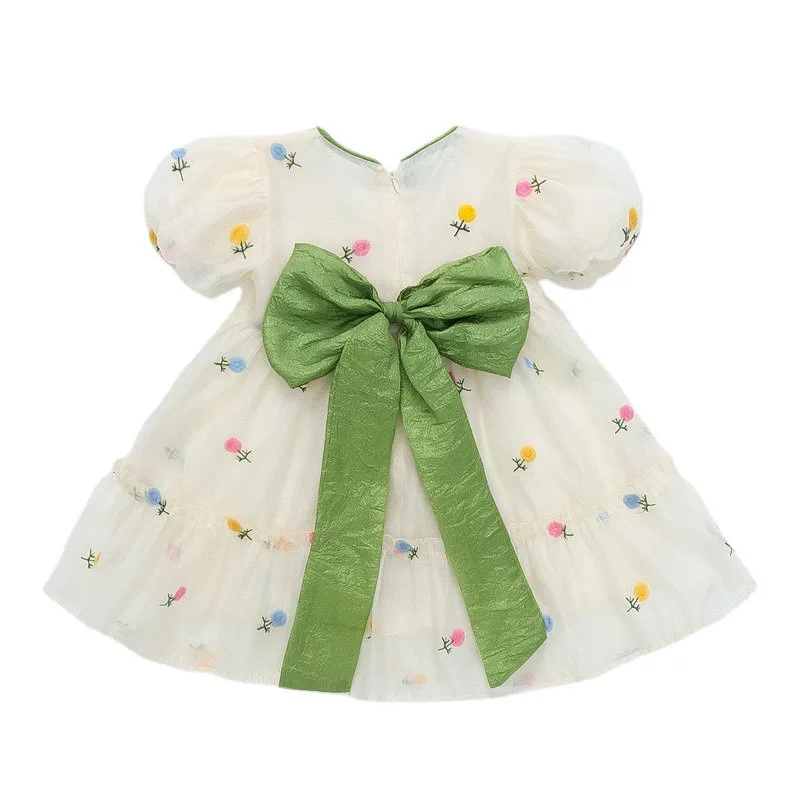 

New Summer Fashion Baby Girls Clothes Children Printed Short Sleeve Dress Toddler Casual Costume Kids Sportswear Infant Outfits