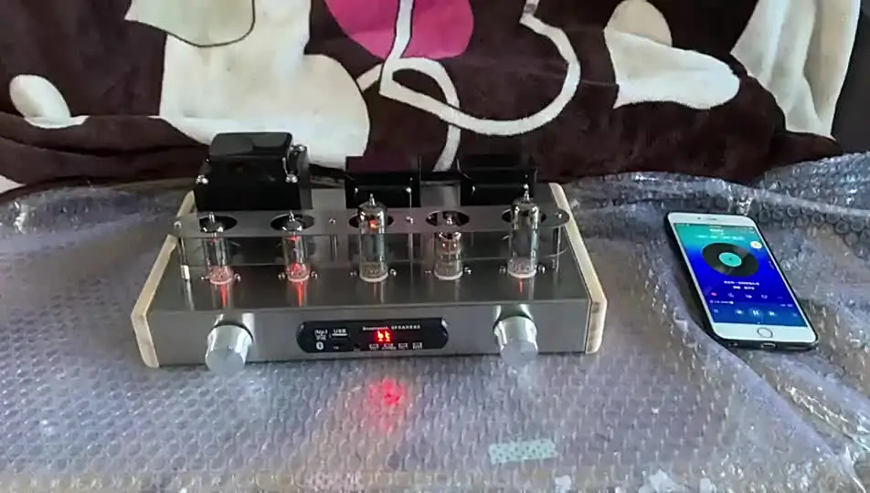 真空管アンプセット6n26p1,wifiクラス,オーディオ,Bluetooth 5.0,USB