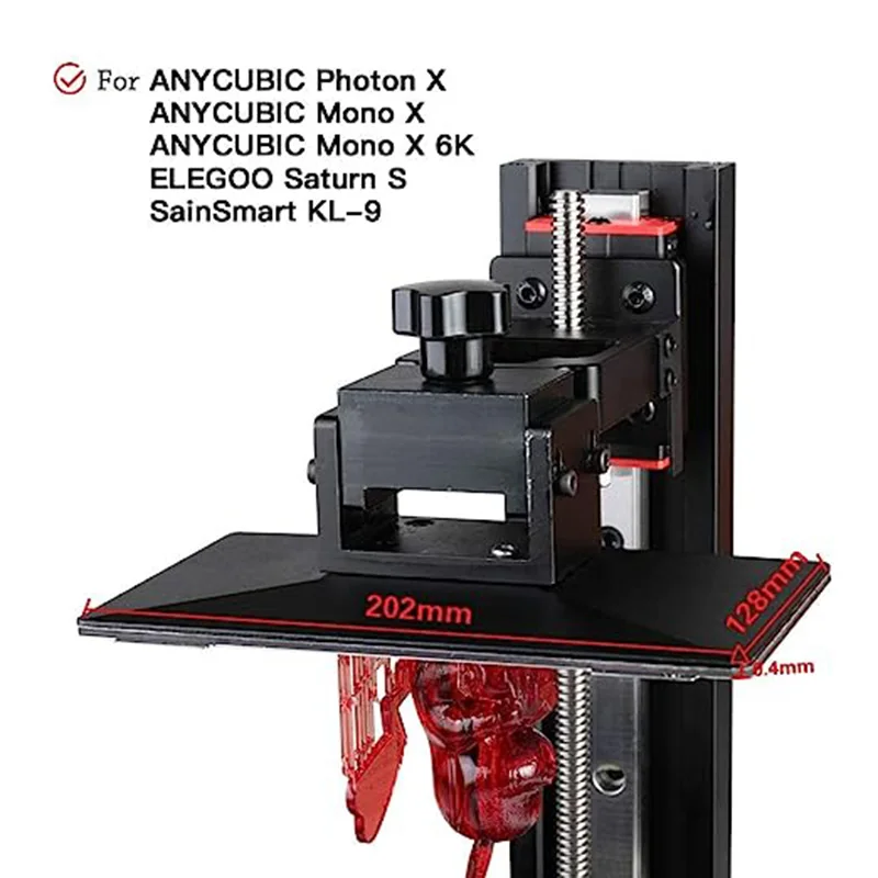 Twotrees-folha de Primavera de Aço Magnético Flex Etiqueta Quente Magnética Photon Mono x Resina Lcd uv Wanhao d7 - Imagem 2