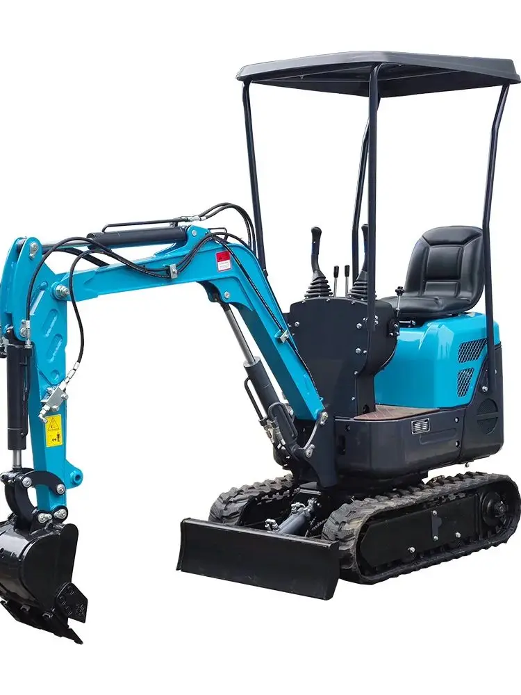 Mini Escavatore Cingolato Cingolato Escavatore Agricolo 1 Tonnellata Mini Ingegneria Cina Escavatore Multiuso Uso Domestico Bagger Di Importazione