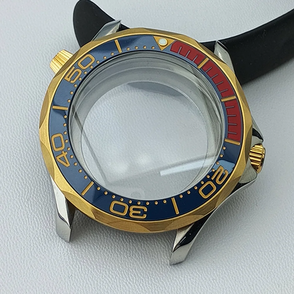 42mm Luxury Brand Men's watches case for NH34/NH35/NH36 Movement 20mm strap watch accessories Sapphire Wristwatches Watch Box