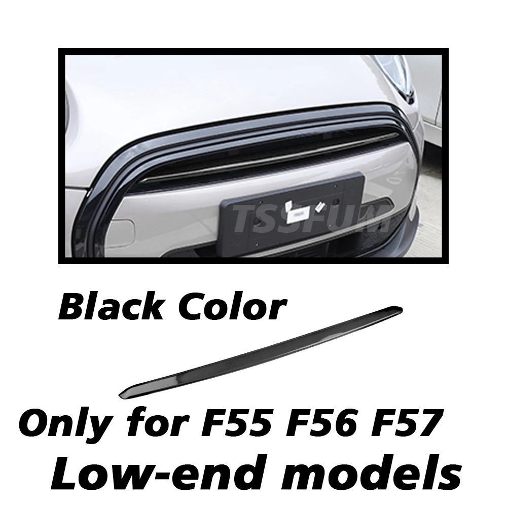 Rejilla Envolvente Delantera Negra Brillante Para Mini F55, F56, F57 (2014-2021) - Reemplazo OEM 51137449207, Material ABS+PP