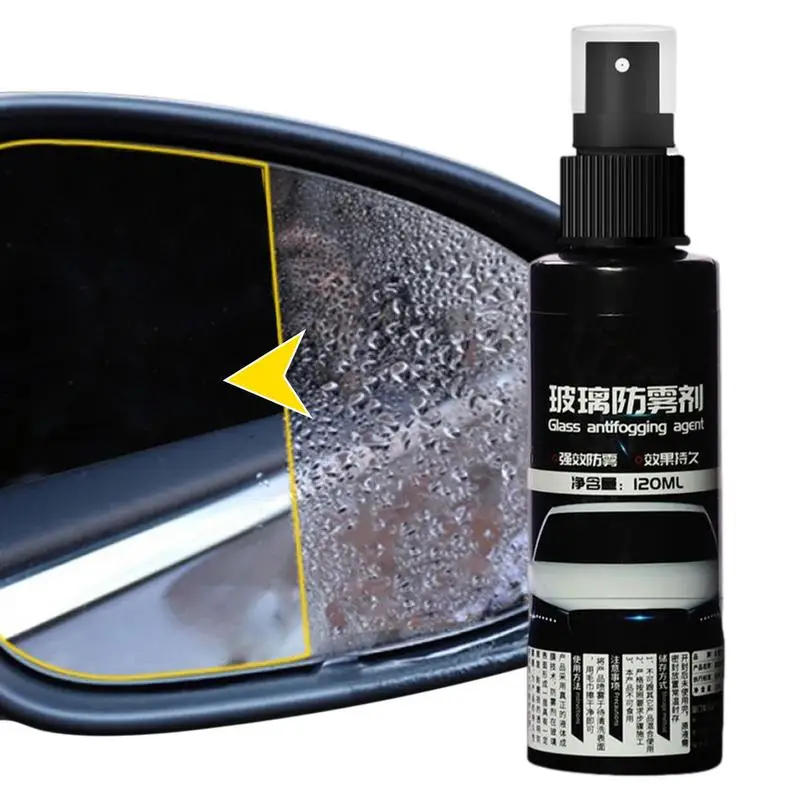 Anti Fog Spray Anti Rain Coating For Car Glass Hydrophobic Anti-rain Liquid Windshield Mirror Mask 120ml Car Glass Coating Agent car glass coating hydrophobic auto windshield mirror cleaning spray water repel hydrophobic coating rain proof for windscreen