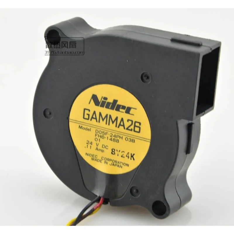 

Новый вентилятор ЦП для Nikon D05F-24PH 03B, 24 В, 5015 А, дюйма, 5 см, вентилятор охлаждения турбины 50 × 50 × 15 мм