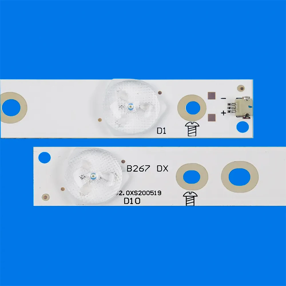 Bande de rétroéclairage LED pour 10LED, TLSM40D10-ZC17F-02, 1 ensemble