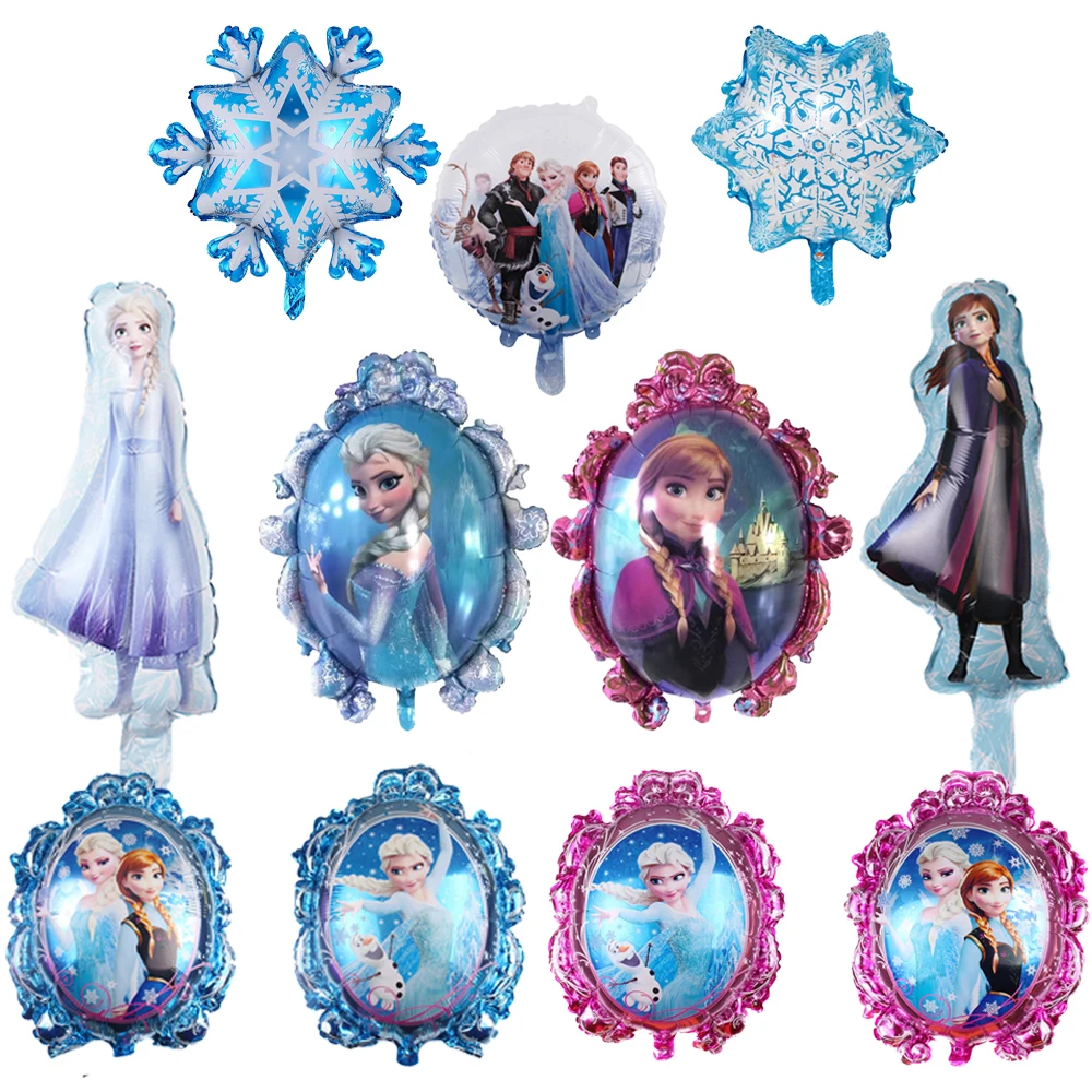 

1pc Disney Frozen Theme Balloon Elsa Anna Olaf Foil Balloons Snowflake Helium Globos Birthday Party Baby Shower Decor Kids Toys