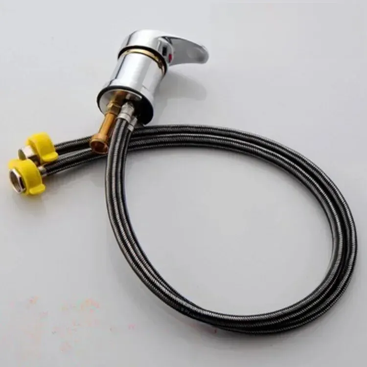 80 black and white wire faucet