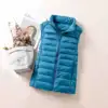 New 2024 Women Women Ultra Light Down Vests Slim Sleeveless Jacket Portable Girl Lightweight Windproof Waistcoat 5