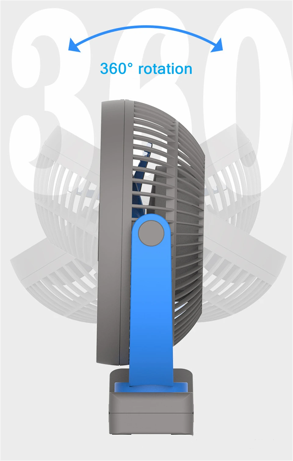 de ar, ventilador USB para casa, escritório,
