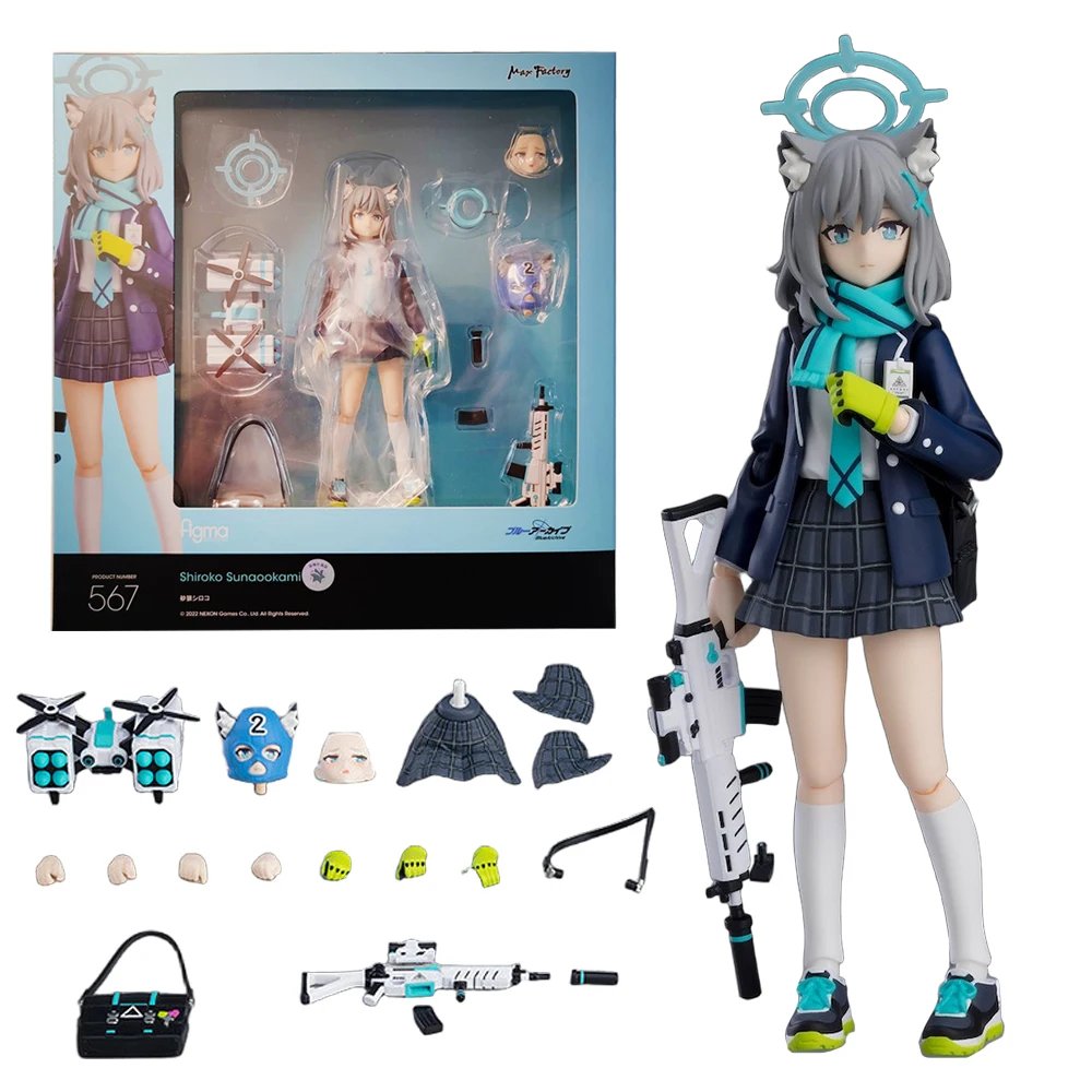 Max Factory] Mô hình nhân vật Blue Archive figma 567 Shiroko Sunaookami | Việt Nam