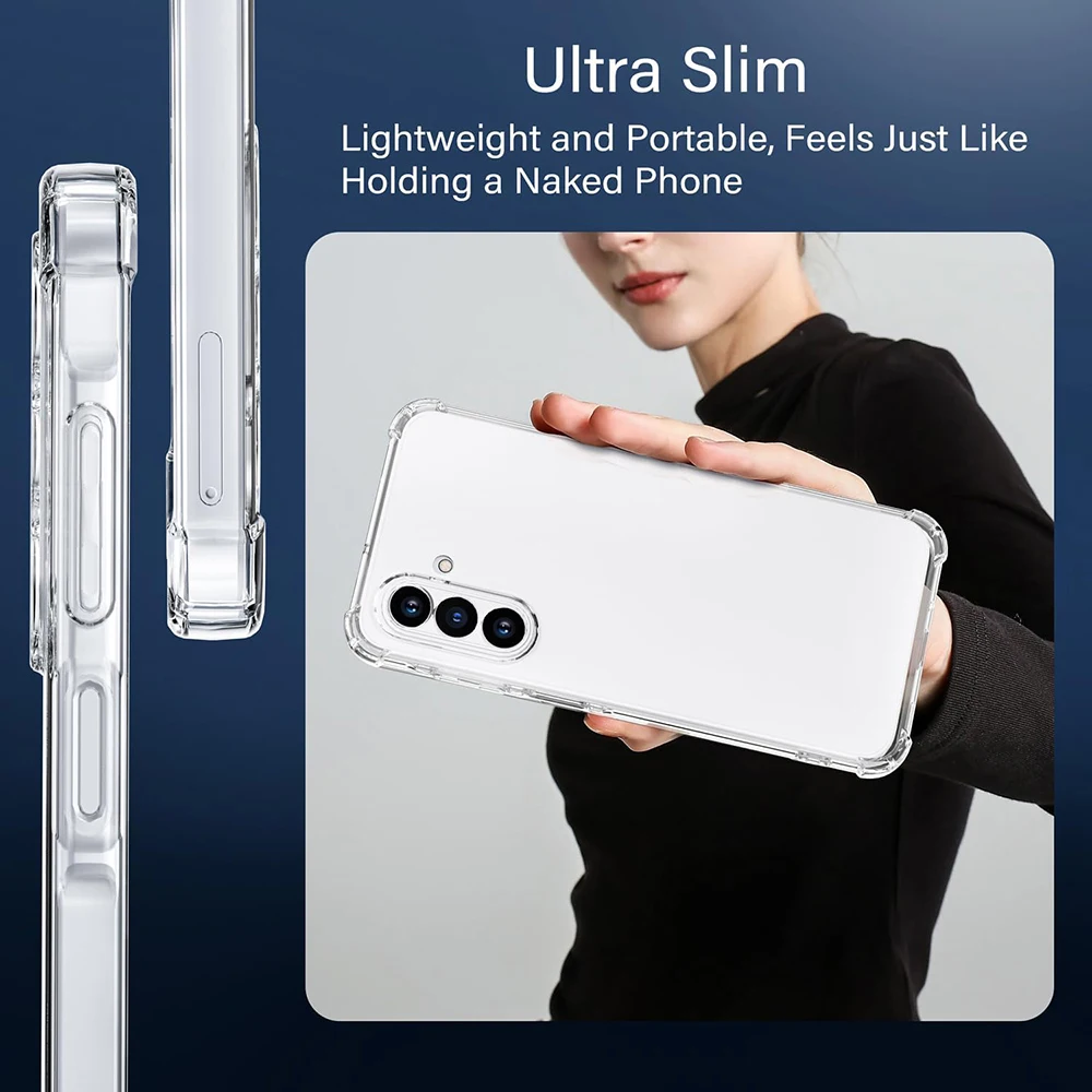 Shockproof Clear Silicone Ultra-Thin Phone Case