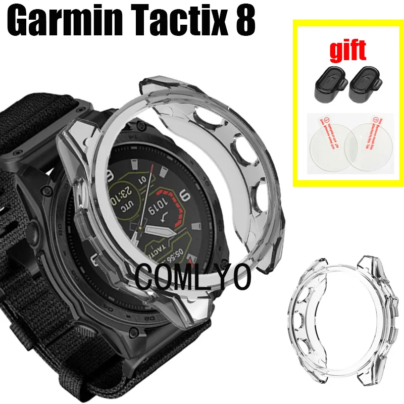 For Garmin Tactix Solar AMOLED Smart watch Case Protective