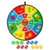 Colorful Number, Fruit And Animal-Themed Dartboard Game for Kids Safe Darts with Fun Designs Party Interesting Games 2