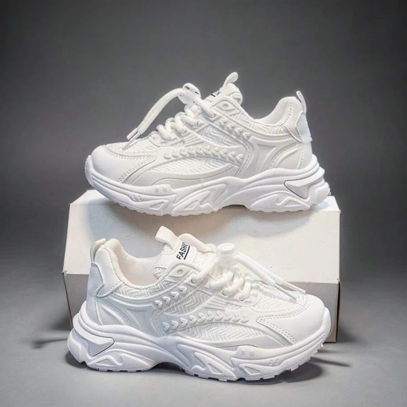 Luxury Kids Sports Sneakers Lightweight Non-Slip Soft Sole Running Shoes for Boys Girls School Casual Fashion Running Shoes