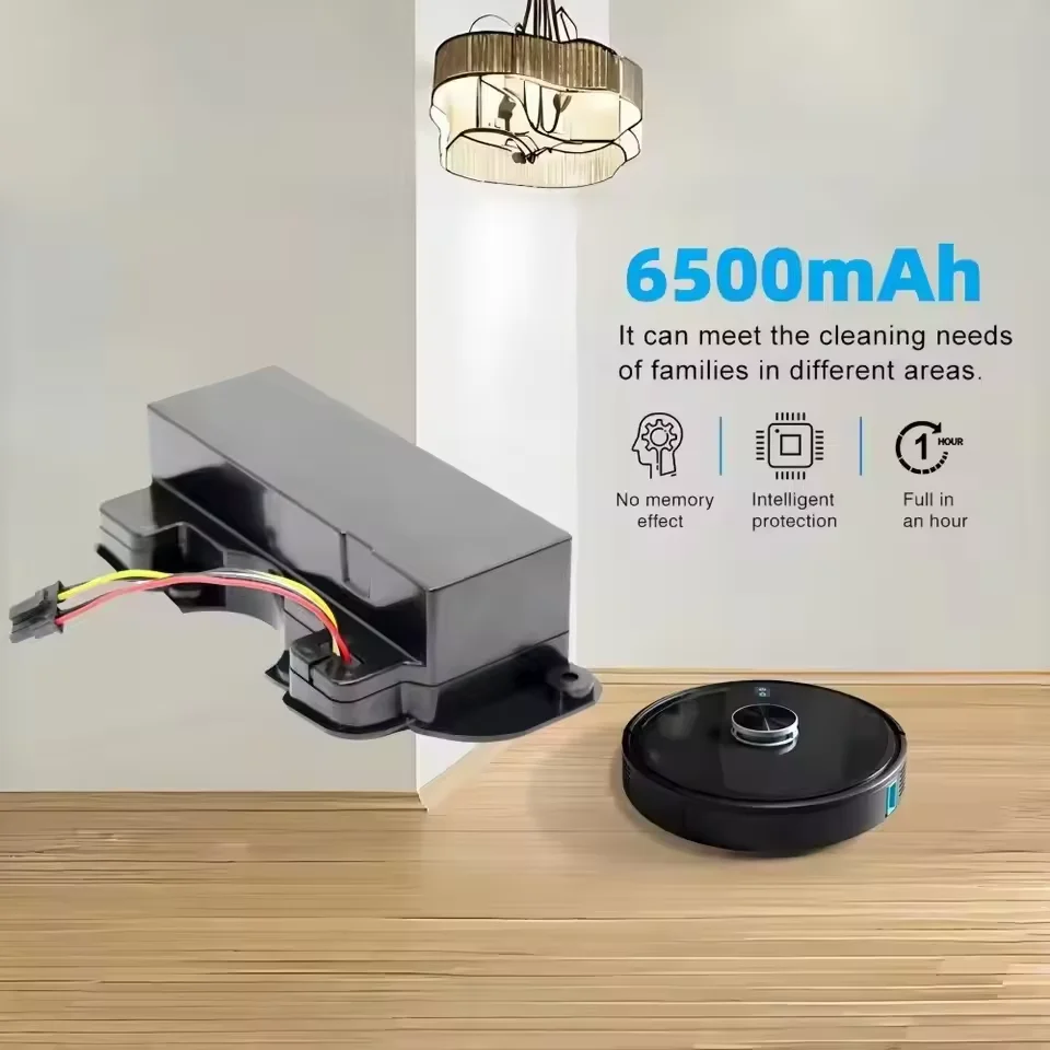 For CECOTEC CONGA 4090 4490 4590 4690 Robot Vacuum Cleaner Accessories Spare Parts Tool Original 12.8Ah Replacement Battery