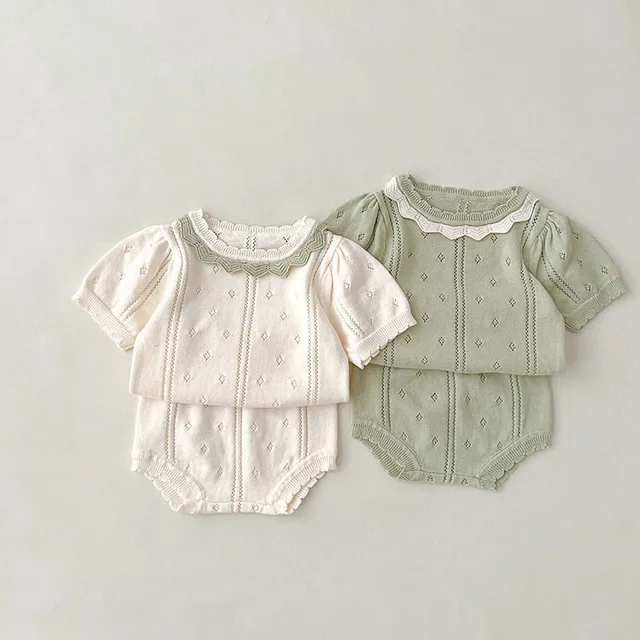Süßes Sommer Baby  Strick Set
