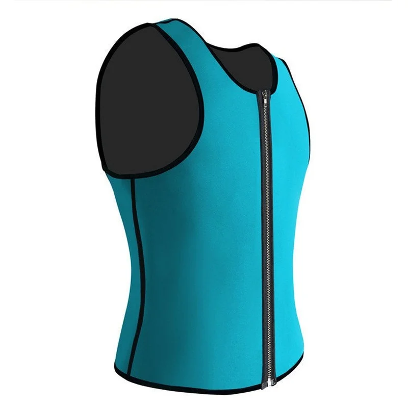 Sauna Tank Top Vest Slimming Men Flat Belly Sheath Sweat Fat Burning Body Shaper Weight Loss Tummy Control Waist Trainer Shirt