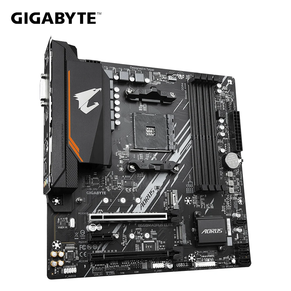 AMD Ryzen 5 5600 + GIGABYTE B550M AORUS ELITE Motherboard