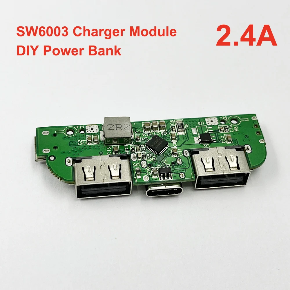SW6003DC5V24ADualUSBChargingCircuitBoardTypeCFastCharger