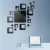 3D Digital Wall Clock Mirror Sticker Family Room Modern Office Art Deco Design Living Room Kitchen Wall Clock Home Decoration 25