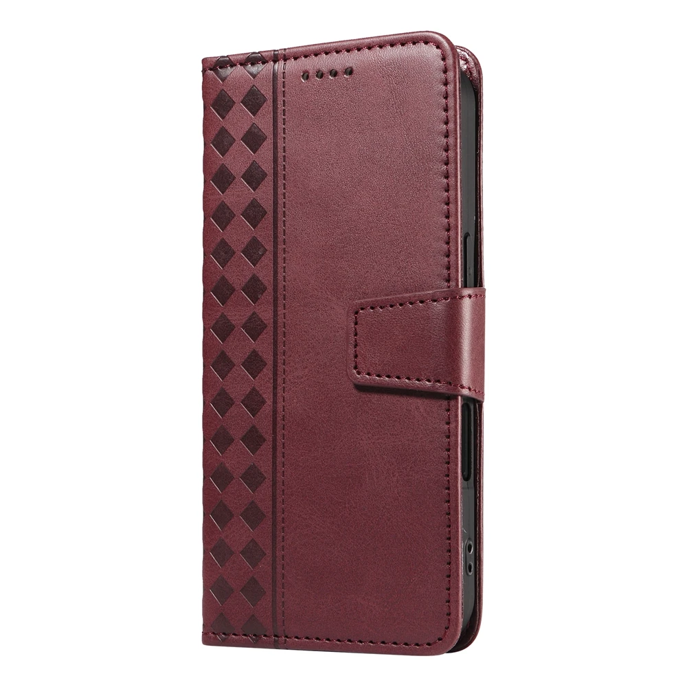 Magnetic Luxury Leather Phone Case with Cat Dandelion Design