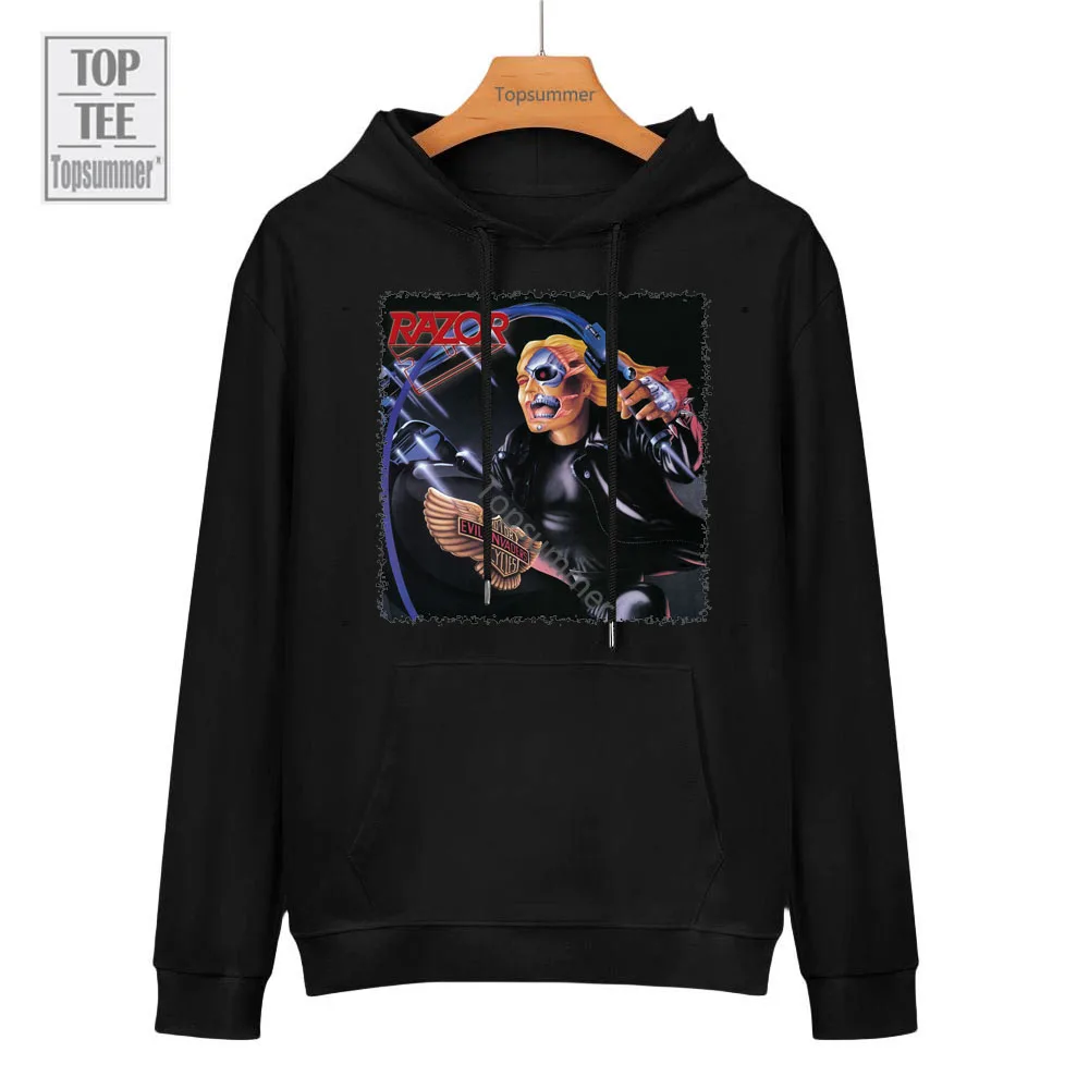 

Мужская винтажная толстовка с капюшоном и принтом