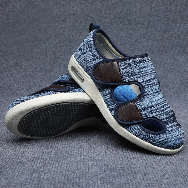 CXMMATW Sandals Unisex Orthopedics Wide Feet Swollen Shoes New Thumb Eversion Adjusting Soft Comfortable Diabetic Walking Shoe