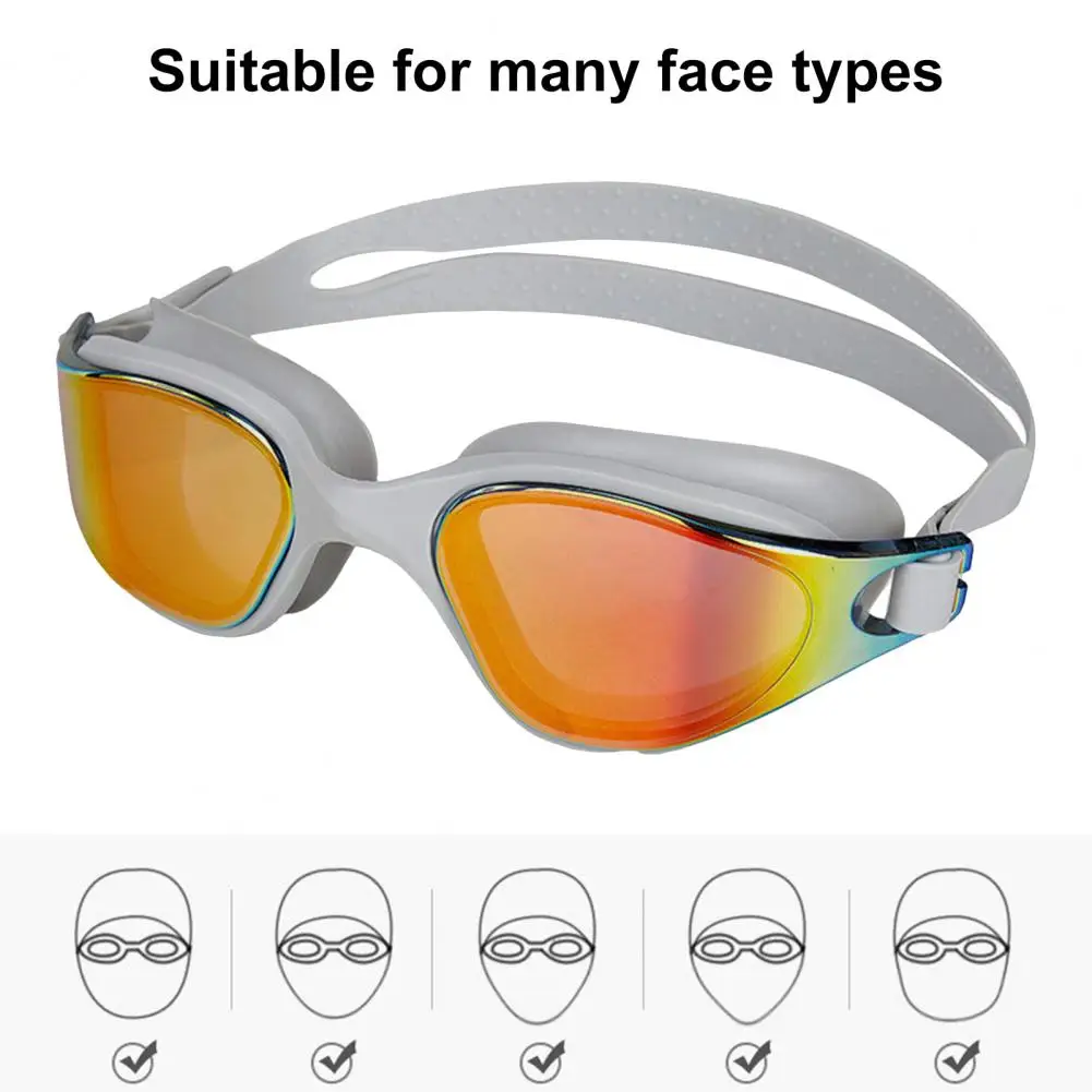 Swim Eyewear Swimming Goggles Professional Anti fog Swim Goggles with Uv Wide View for Men Women for Leak free