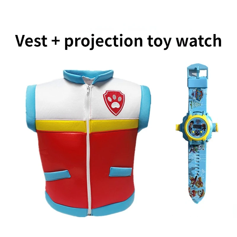 Disfraz de la patrulla canina para niños y niñas, chaleco Ryder de  poliéster con esponja, abrigo con Clip, traje de actuación, juegos de rol,  regalos de navidad - AliExpress