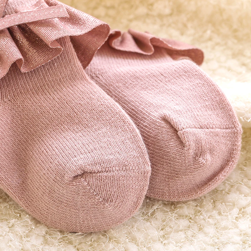 0-12M Newborn Baby Lace Socks Bow Princess Socks Girls Infant Spring and Autumn Baby Cotton Girls Breathable Ruffled cotton socks,kids socks,baby socks,girls socks