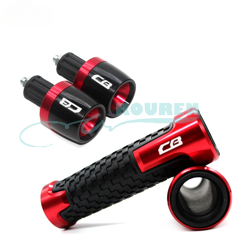 22mmMotorcycleHandlebarsGripPlugHandleBarProtectorForHONDA