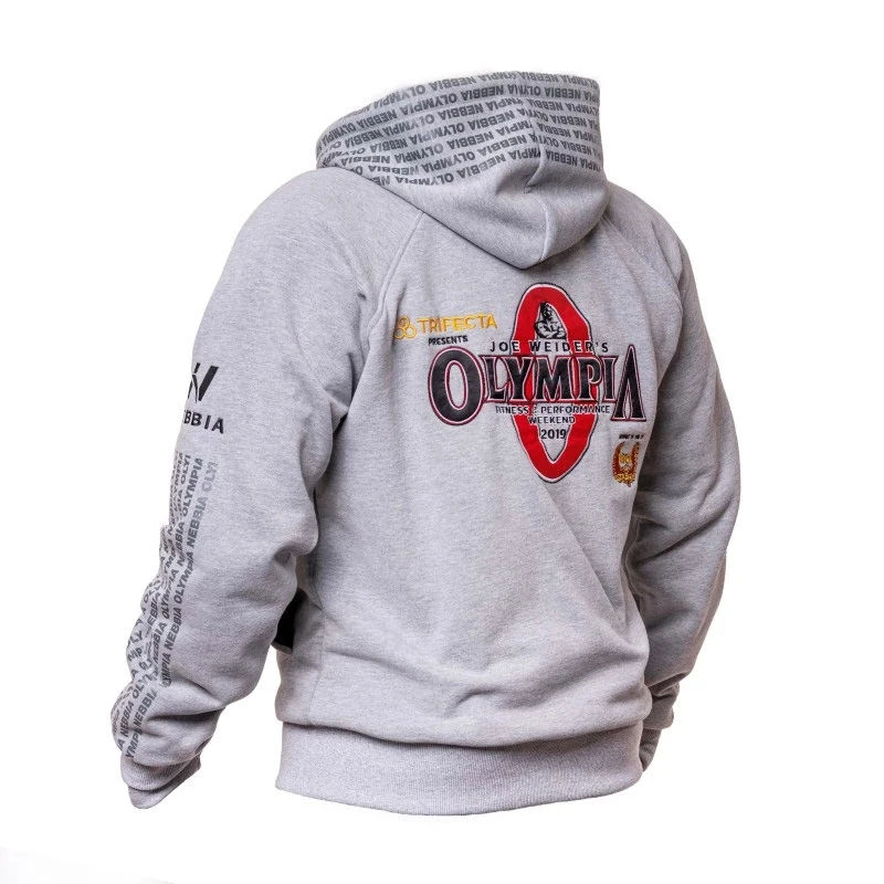 2024 New OLYMPIA Men Gyms Hoodies Gyms Fitness Bodybuilding Sweatshirt Pullover Sportswear Male Workout Hooded Jacket Clothing 3