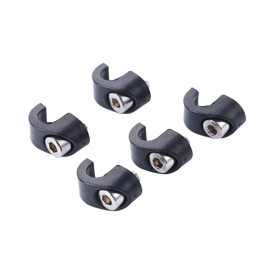 Lot De 10 Attaches Guides Câbles Vélo Type C - Pour Câbles De Freins Et Dérailleurs, VTT, Vélo De Route