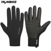 YKYWBIKE 2025 Cycling Gloves Full Finger Universal Winter Warmth Shock-absorbing Touch Screen Anti Slip Road Bike Gloves MTB 1