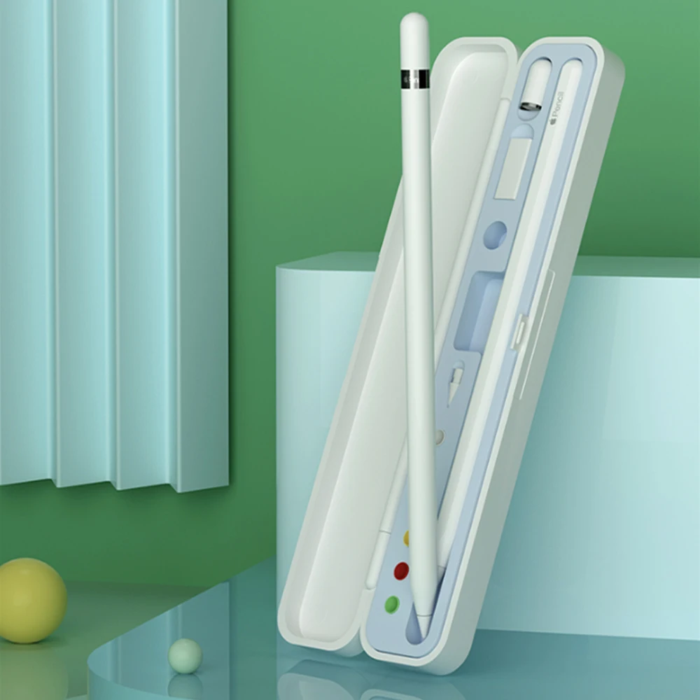 Apple Pencil 2 세대 1 세대 Ipad 터치 연필 케이스 휴대용 홀더 펜촉 케이스 iPencil 스타일러스 용 범용 연필 보관함