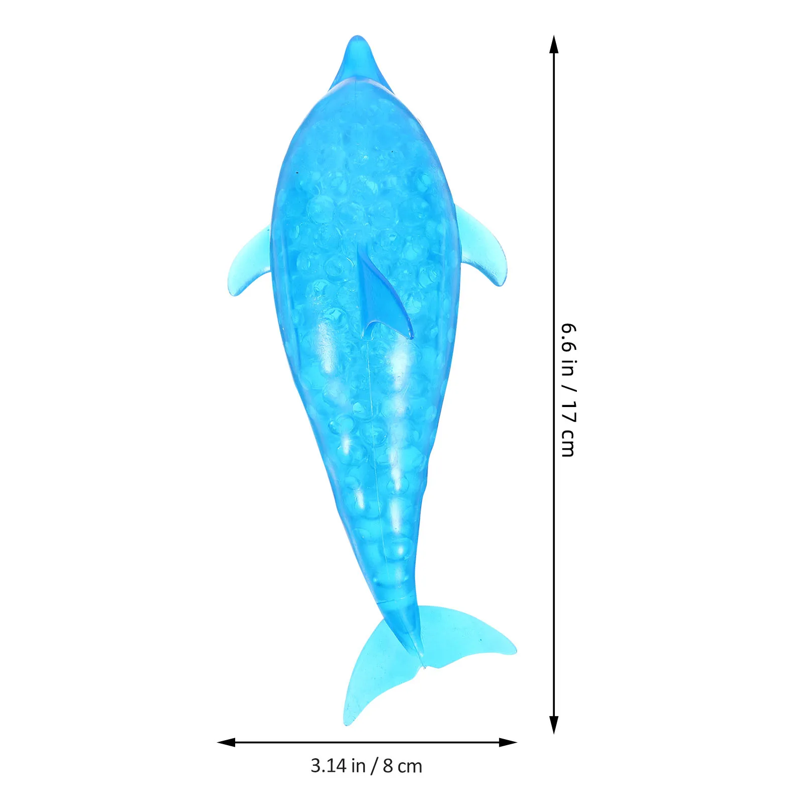 2pcs Sensory Dolphin Toys Release Stress Pinch Decompression Anxiety Relief Fidget Balls Toys Funny Squeeze Playthings Heal Mood - Bilde 2