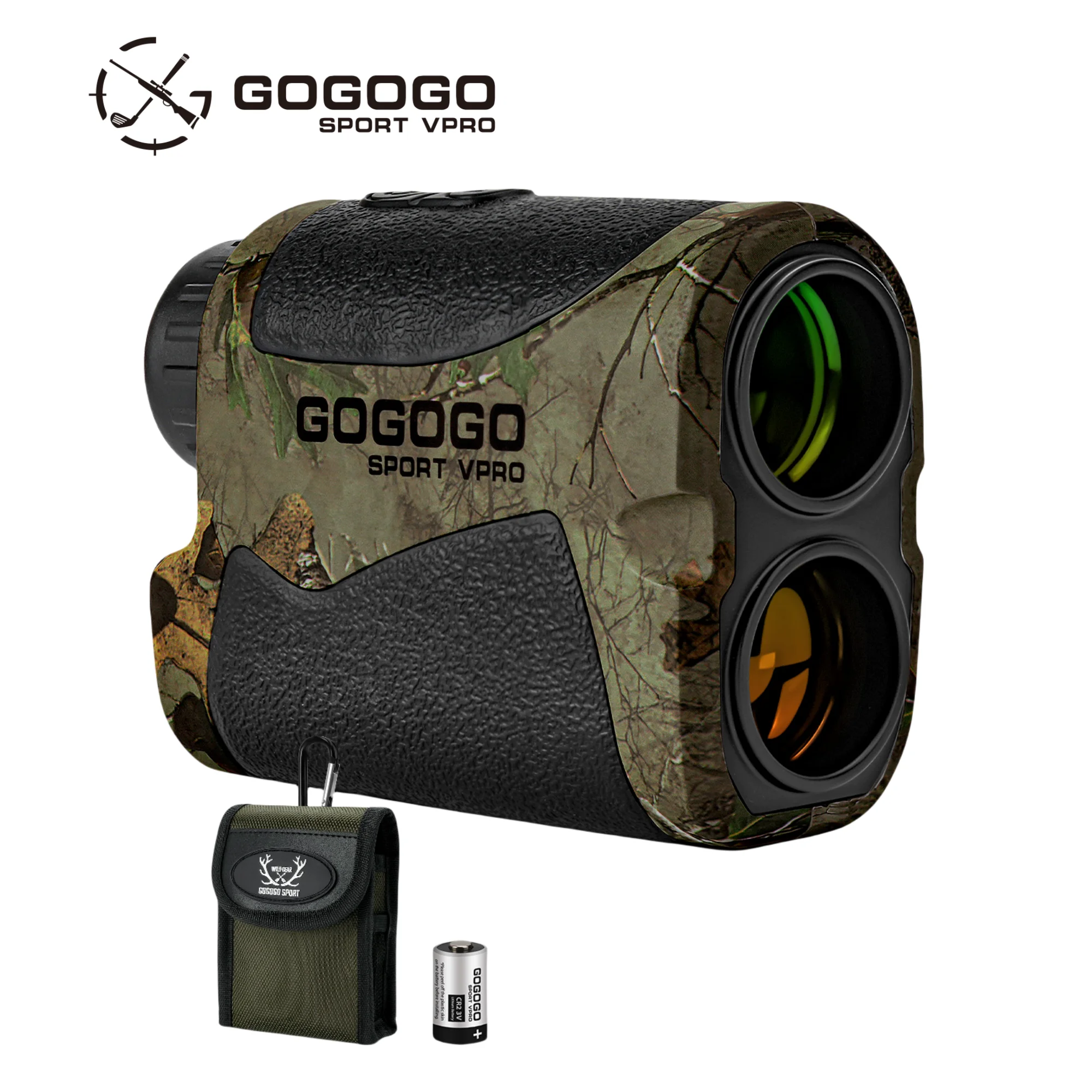 GogogoSportVproHuntingRangefinder800m900yLaserRangeFinderwithGolfHuntingMode