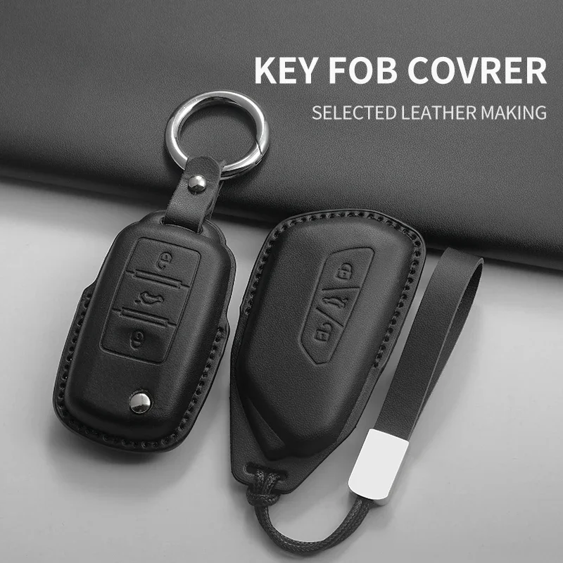 For Volkswagen VW Polo Golf7 MK7 Tiguan Passat B5 B6 B7 Golf 4 5 6 MK6 Jetta Lavida Skoda PU Car Key Case Cover Shell Key Bag