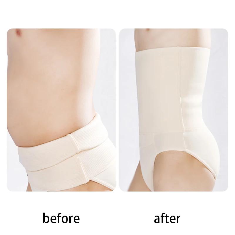 Men High Waist Boxer Shorts Tummy Slim Body Shaper Corset Men Sissy Hiding Gaff Panties Brief For Crossdressing Transgender